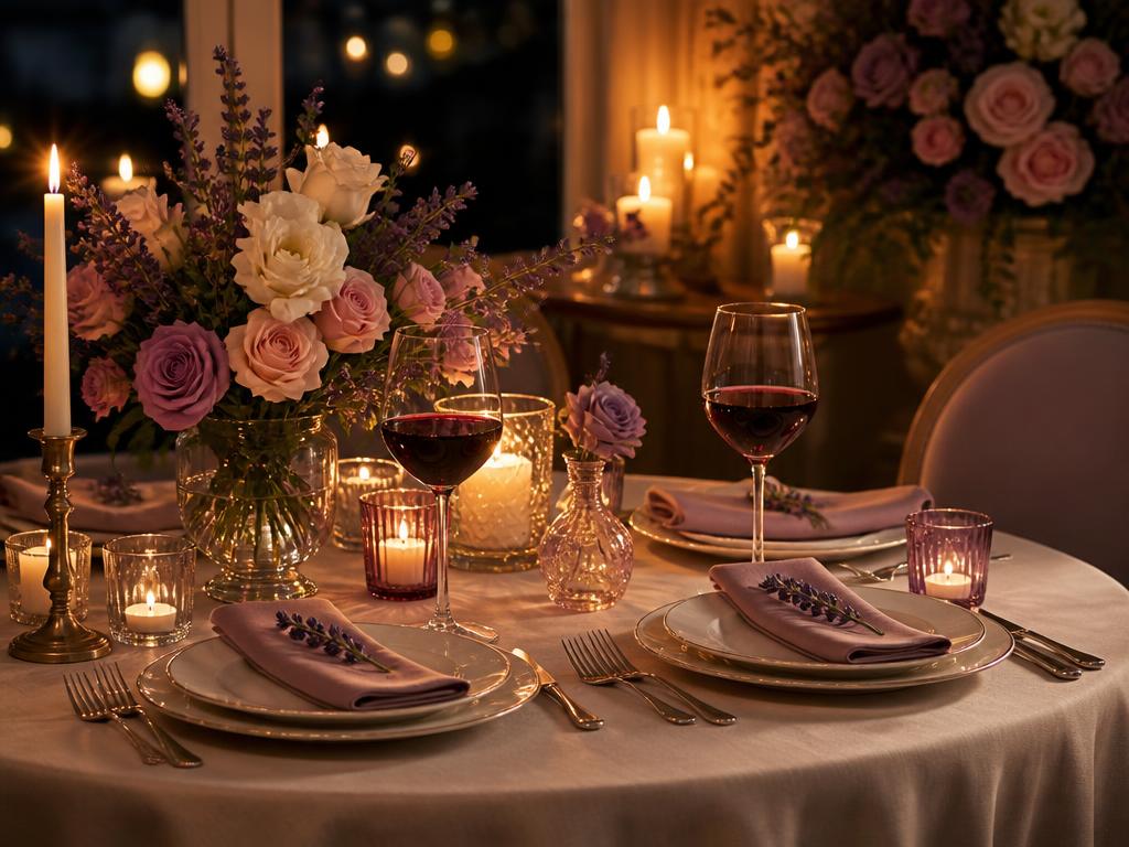Candlelit dinner for two